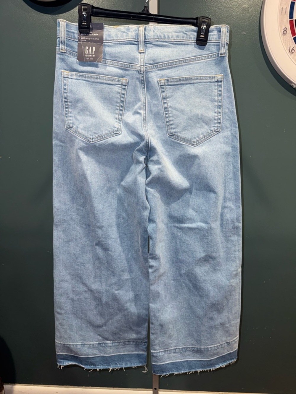 GAP Light Blue Wide-Leg Women's Jeans - Picture 2 of 3